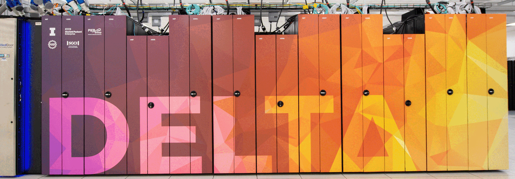 A photo representing NCSA Delta Supercomputer